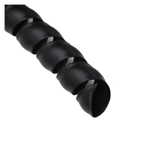 Spirale Cavi Elettrici 1~10m Tubo a spirale avvolgente 8/10/12/14/16/18/20/25/28/30/35mm Nero Manicotto di protezione del cavo Filo Line Organizer avvolgimento flessibile(28mm,2 meters)