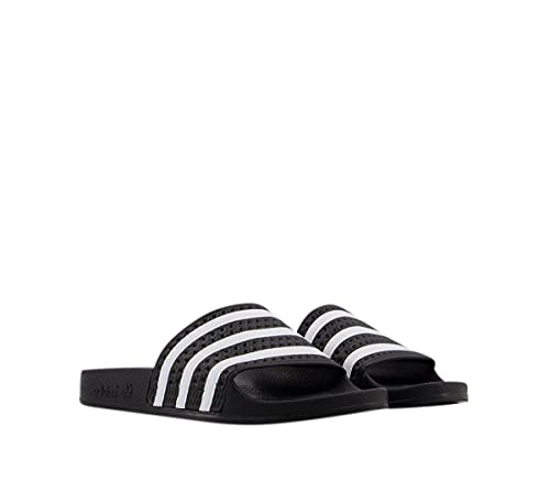 adidas Originals Herren Adilette Dusch-& Badeschuhe , Schwarz (Black/White/Black), 43 EU (9 UK)