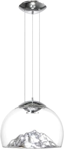 Suspension E27 rétro en verre pour un éclairage loft style industriel vintage