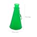 Mikikit Cheer Megaphone Portable Plastic Horn for Parties Sports Ceremonies Cheering Props Noise Maker for Outdoor Activities Colors Safe Material