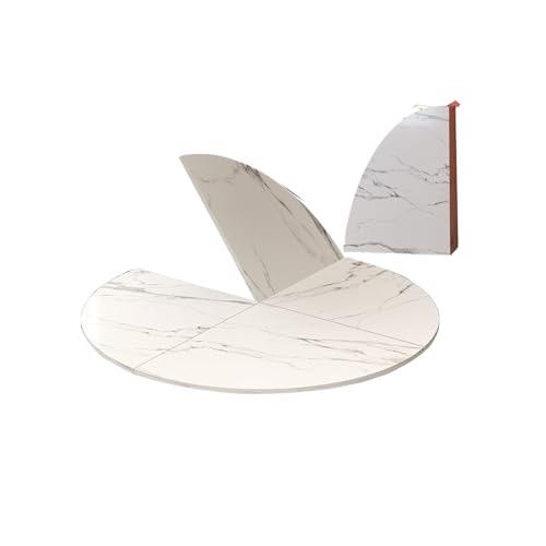 Tablero De Mesa Redondo De Repuesto Extensor De Tablero De Mesa Plegable – Tablero De Mesa Redondo Grande for Ampliar El Espacio del Comedor(E,200cm/79)