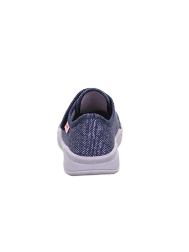 Superfit Jungen Hausschuh Benny in Blau 8030, Größe 38 EU