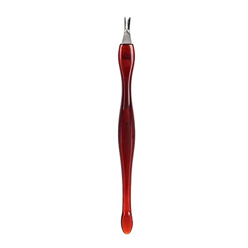 Cuticle Remover, Dead Skin Nipper Remover Set with Stainless Steel V-Shaped Fork for Manicure/Pedicure, for Professional Use or Home Use