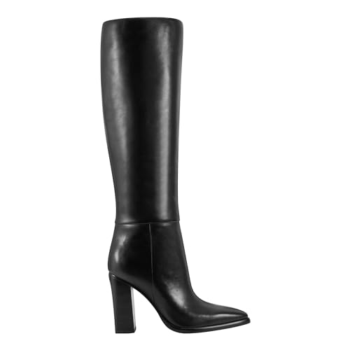 Marc Fisher LTD Women's Lannie Boot, Black Leather 001, 9 by Marc Fisher LTD - Image 4