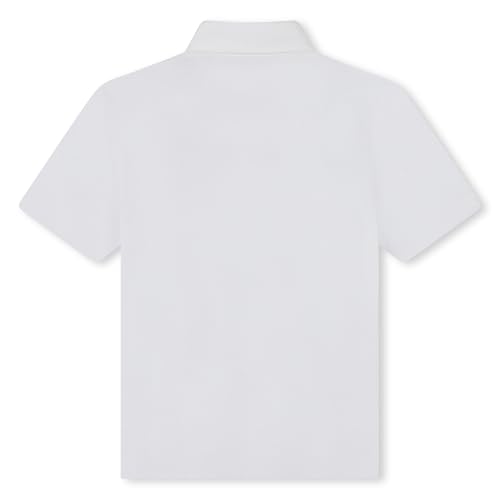 Image of Timberland Boys School Uniform Short Sleeve Pique Cotton Knit Polo Shirt, Kids Button Closure Premium Breathable Polo