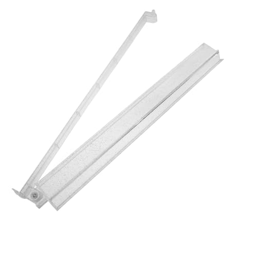 FRCOLOR Mahjong Ruler y Empujador Transparente Plástico Duradero Accesorio para Mesa Mahjong y Dominó