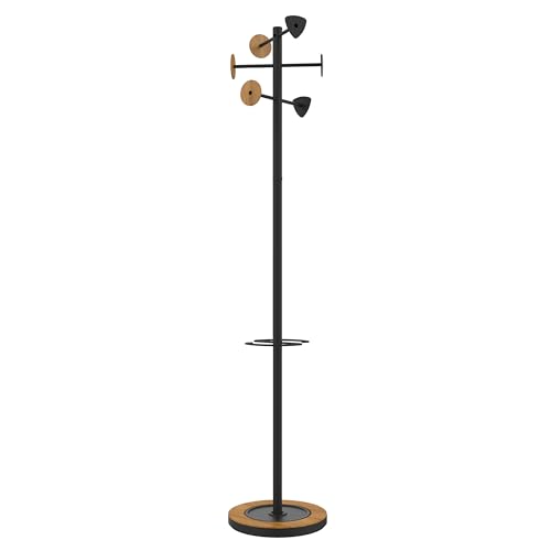 UNILUX Bora portemanteau Noir/Bambou