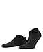 Produktbild FALKE Unisex Sneakersocken Cool Kick Sneaker U Sn weich atmungsaktiv schnelltrocknend kurz einfarbig 1 Paar, Schwarz Black 3000-O, 42-43