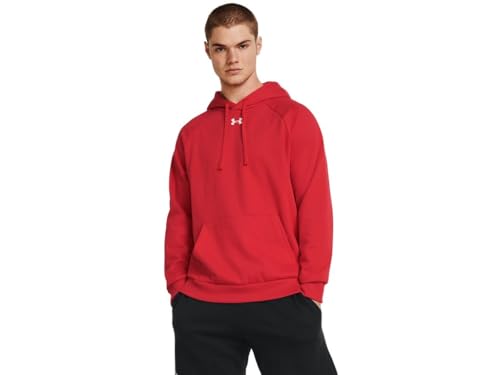 Under Armour sweat à capuche homme en polaire rouge XXL pour stopper le froid