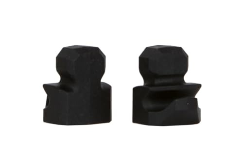 Steambow Durable Black Polymer Limb Tips for Crossbows - Pack of 2 | Compatible with AR-6 Series Limbs (Stinger I and II) | Effortless Rig Attachment | AR-Series | 0000368