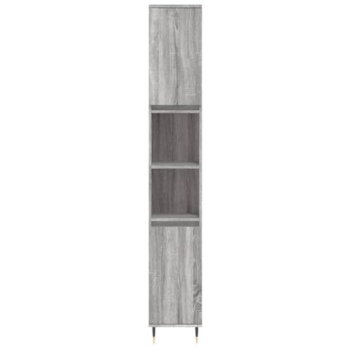 Muebles de baño de 3 piezas en gris Sonoma para organizar tu hogar con estilo 6