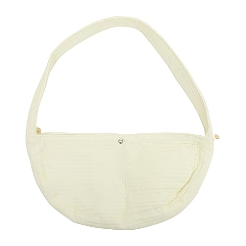 BESTonZON Crossbody Cat Carrier Bag Breathable Pet Sling Washable Canvas Design Lightweight and Durable for Travel and Outings for Cats and Small Dogs