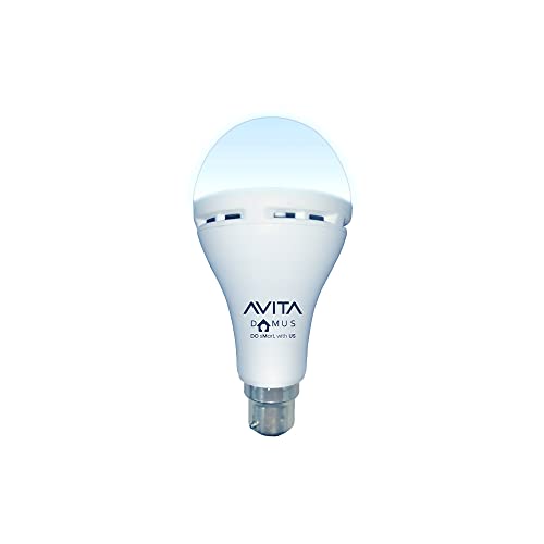 Image of AVITA Domus 9W Inverter LED Bulb, Up to 4 hrs Power Back up, Over-Charging Protection, Best for Power cuts (Pack of 2)