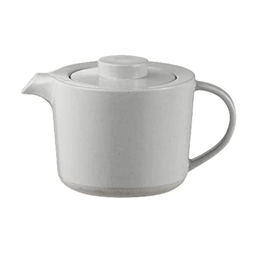 blomus SABLO Ceramic Stoneware Teapot with Filter - 1 Liter - Cloud Color