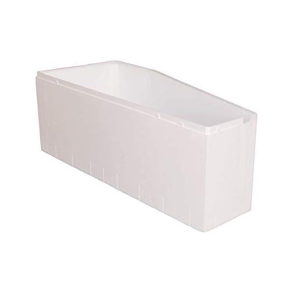 Calmwaters® Wannenträger 160 x 70 cm Essential Small, Passend für Eck-Badewanne 160x70 cm, Linke Ausführung, Styroporträger, Schall- und wärmedämmend, Direkt verfliesbar, Weiß, 03AX4977 – Bild 7