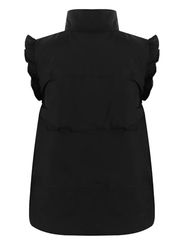 Kids Toddler Puffer Down Vest Sleeveless Padded Warm Jacket Stand Collar Waistcoat Top Girls Casual Wear2