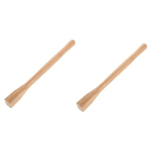 Mipcase 2pcs Garden Hoe Tool Long Handle Small Hand Hoe Replacement Welded Steel for