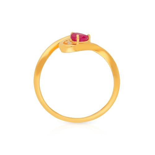 Malabar Gold & Diamonds BIS hallmarked (916) 22k Yellow Gold Ring for Women,Cocktail Ring FRDZL48647 - Image 5