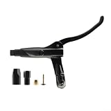 Helilyco Kit de palanca de freno para sistema hidráulico de tubo de 5 mm para frenos de disco de bicicleta de montaña Aleación de aluminio forjado (izquierda)