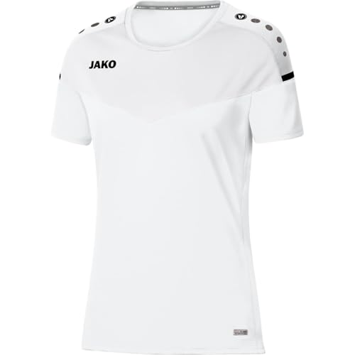 JAKO Damen T-Shirt Champ 2.0, Weiß, 36 – Ansicht 1