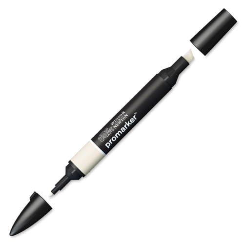 Image of Winsor & Newton Promarker, Alcohol Based Markers, Satin (Y129), Double Tipped Drawing Marker Set for Artists, Graphic Designers, Illustrators - Chisel & Fine Twin Tip, Streak Free Coverage