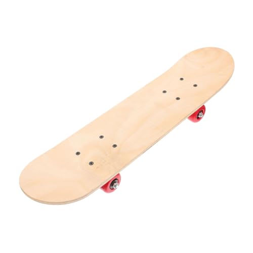 Garneck Create Your Art DIY Skateboard Blank Wood Deck Unfinished Skateboard Double-Sided for Skaters