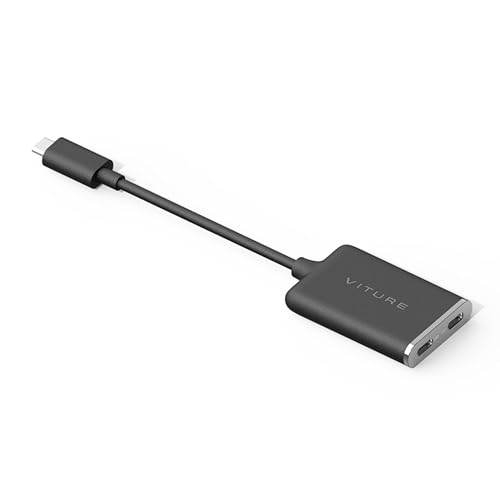 VITURE Adattatore da USB-C a occhiali e ricarica, ricarica e riproduzione, interruttore, Steam Deck