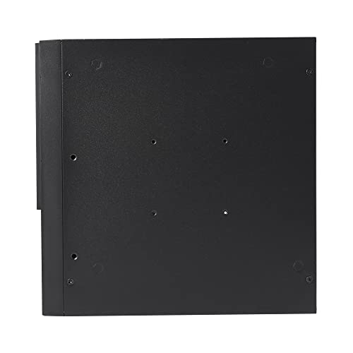 Goodisory MX01 SECC Fanless Mini ITX HTPC Chassis with 3.5" Hard Drive Bay and Vertical Stand Foot (Black) - Image 4
