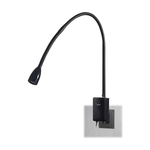 YZWZZXC 5W LED Examination Lamp, Flexible Gooseneck Exam Light, Brightness Adjustable Exam Lamp, Wall Mount, for Outpatient, Stomatology, Ent