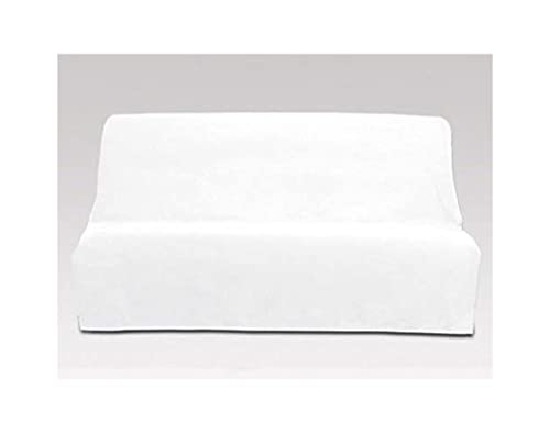 Soleil d'ocre Panama Housse Clic-Clac en Coton Panama Coton Blanc 190 x 204 cm