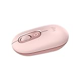 ロジクール POP MOUSE M370RS 静音 ワイヤレスマウス 無線 Bluetooth Logi Bolt 左右対称 windows mac iPad Chrome OS Surface スクロールホイール ローズ M370 国内正規品