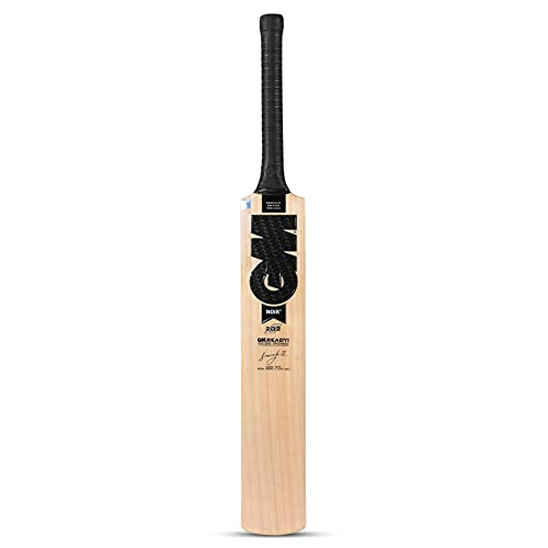 GM Noir 202 Kashmir Willow Cricket Bat for Leather Ball | Size-6 ...