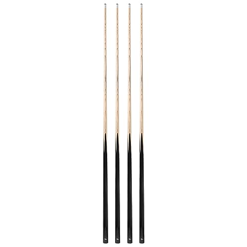 HMQQ 58' one Piece Pool cue Stick with 13mm Hight qualiy Leather tip,Best Hand Feel and Weight 20OZ...