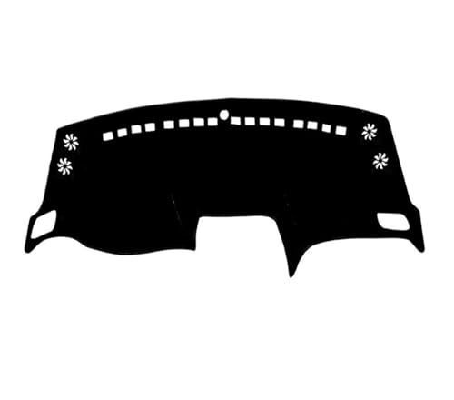 Protector de salpicadero negro RHD para Jeep Renegade contra calor