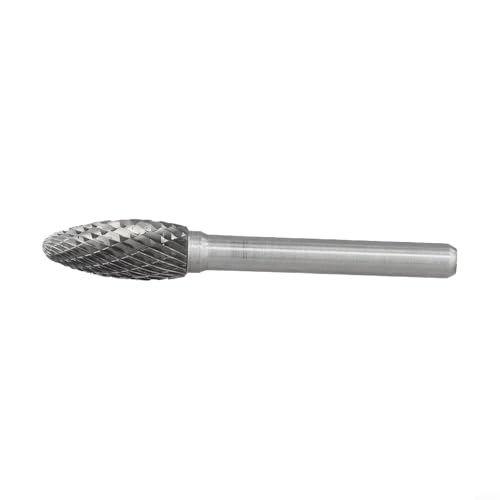 Fresa rotativa de carburo doble ranura 6mm para madera y metal miniatura 5