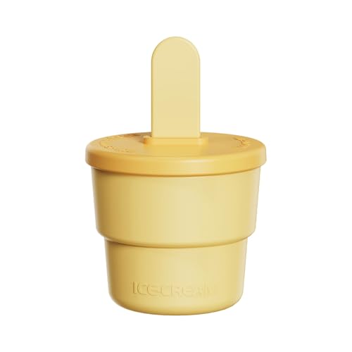 Molde de silicona para paletas, moldes para paletas de hielo | Moldes para paletas de silicona antiadherentes - Bandejas para helado con molde para hornear, reutilizables y aptas para lavavajillas par