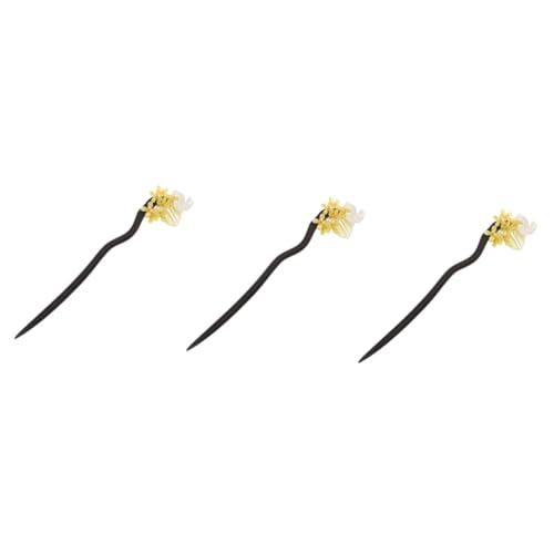 Épingles à chignon en bois précieux au design vintage chinois fait main