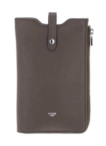 Picard bolsa para móvil bolso bandolera Bingo Mobile Phone Pocket Gravel marrón topo