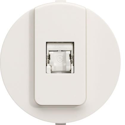 Prise RJ45 Cat.6 Hager UTP WJA220B la fiabilité haut de gamme