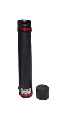 GRAPHICON Engineering Mini Drafter Combo Mini Drafter,Sheet Container Tube, Scale, Procircle, Set Square and Board Clip set of 6. 1
