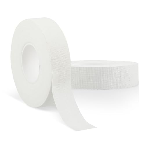 COMNICO Finger Tape, White Extra Strong 0.6-Inch x 32-feet Athletic Tape for Fingers Feet Sweat Volleyball Finger Tape for Outdoor Sports Climbing Football (2)