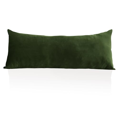 StangH Moss Green Pillow Cover Soft Velvet Pillowcases, 1 Piece
