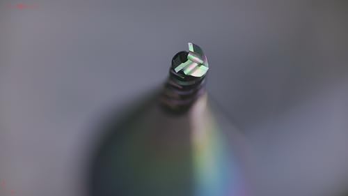 Image of Tools DLC Series Carbide Square End Mill, Diamond-Like Coating, End Mill for Aluminum, Copper, Magnesium Alloys, High Silicon Aluminum, Composite Materials,3 Flute,1 /8 Shank(.0625(1 /16) inch, 4pcs)