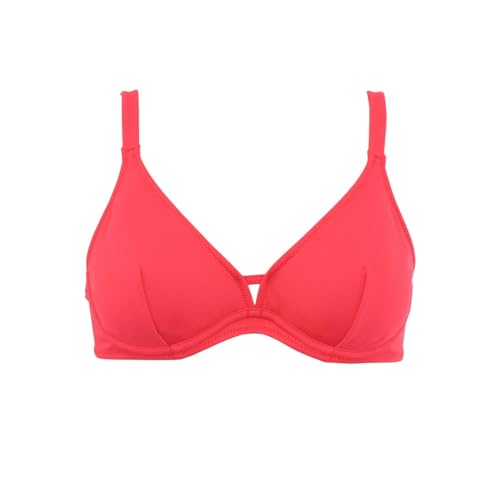 Haut de maillot de bain triangle rouge Tulum pour la plage