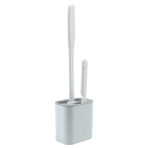 Juego de Cepillo para el Inodoro de Silicona Mango Largo Suave Dual Cepillo de Limpieza Profunda eficiente higiénico para el baño Uso doméstico 2pcs