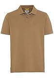 camel active Herren Piqué Poloshirt aus Reiner Baumwolle Braun Menswear-L