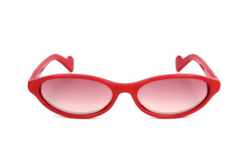 Moncler ML0117-66U ACETATE SUNGLASSES Red w/Red Gradient Lens 58mm2