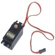 MG995 Metal Gear Digital Torque Servos with Gears and Parts(Black)