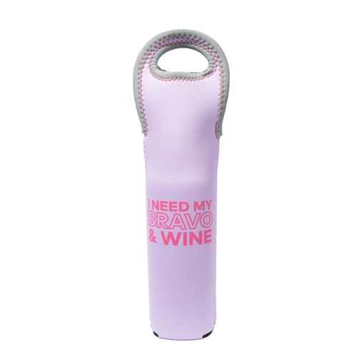 Bolso para vino Bravo "I Need My Bravo & Wine" con asa miniatura 1