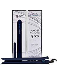 ALMOST FAMOUS Professional Hair Straightener Flat Iron Pro for Hair Styling, Tourmaline Ceramic Panel with Adjustable Temperature and Salon High Heat 250F-450F (Little Black Dress)